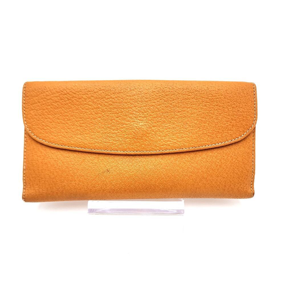 GUCCI WOMEN'S LONG LIGHT BROWN LEATHER WALLET